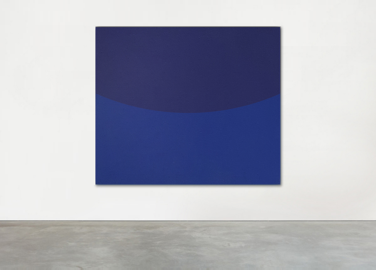 blue on blue, 2018 oil on canvas, 150 X 180 cm 